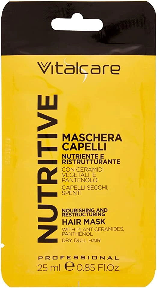 VITALCARE MASCHERA MONOUSO PER CAPELLI NUTRIENTE CON CERAMIDI DI VEGETALI
