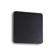 Lampada Da Parete Cover Ap D20 Square Nero Ideal-Lux