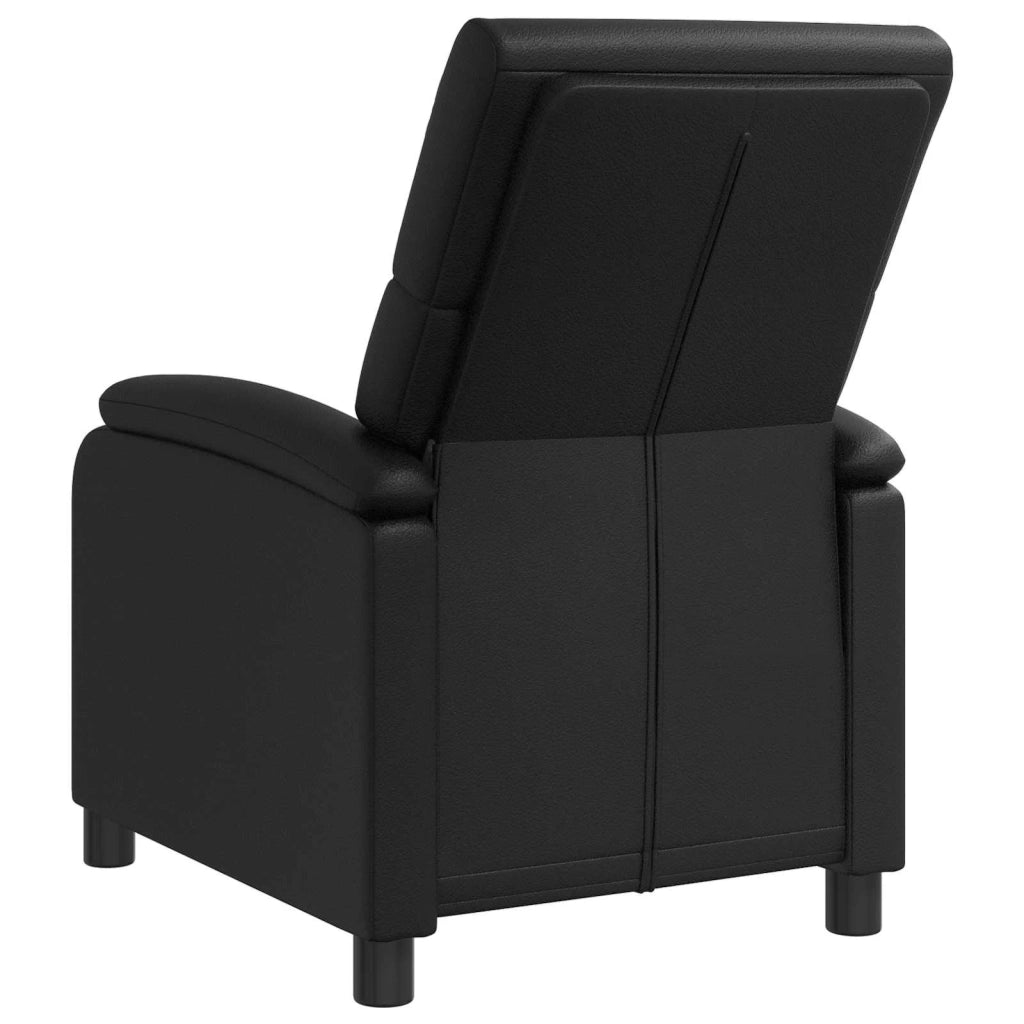 Poltrona reclinabile Nero Similpelle 42034981