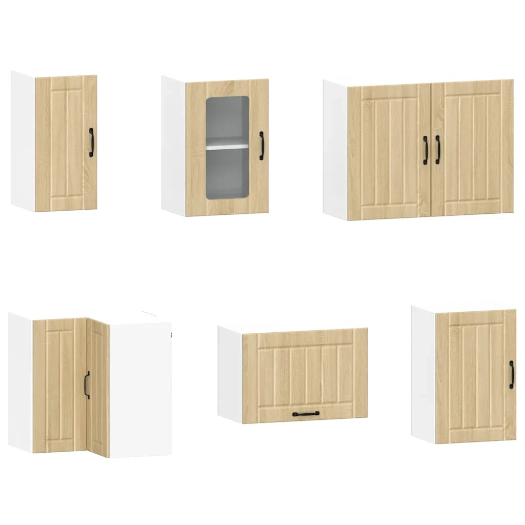 Set Mobili da Cucina 11 pz Lucca Rovere Sonoma in Truciolato 3314954