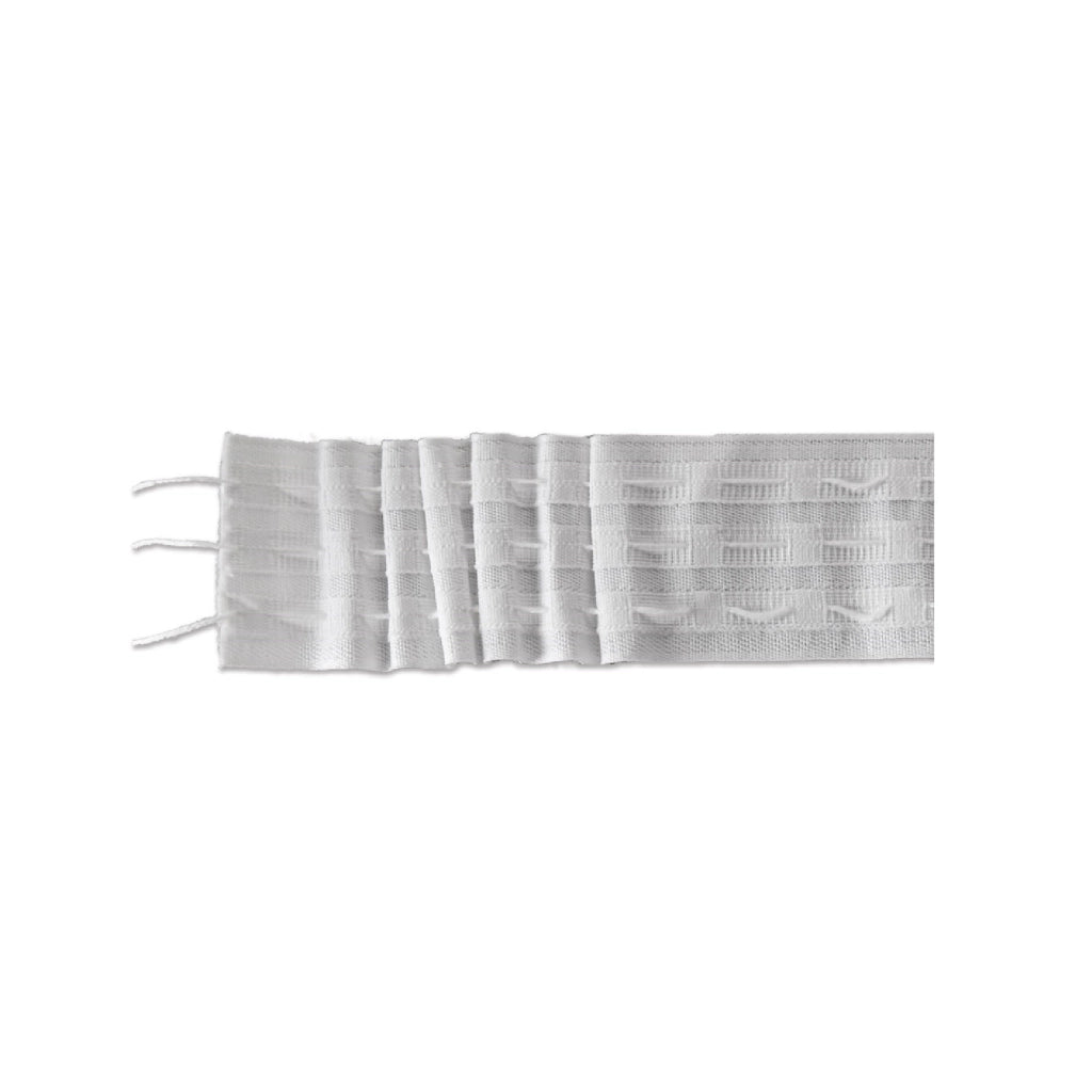 Fascia multitasca arricciatenda bianca 50 m h. 7.5cm fettuccia tendaggi balcone