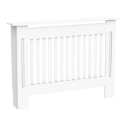 Copritermosifone in Legno MDF Bianco 112x19x81 cm