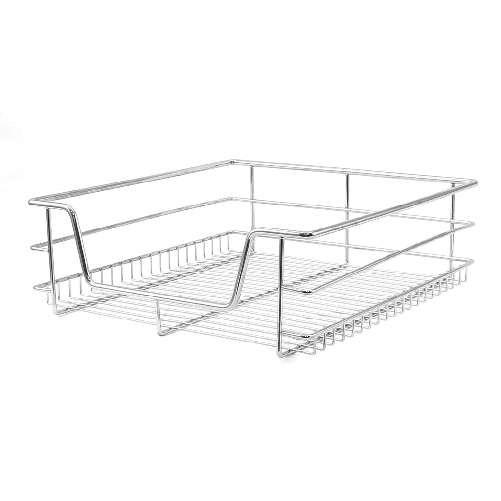 Tirare Fuori Cestini in Acciaio da Cucina Cestelli Organizzazione Credenza da 50cm