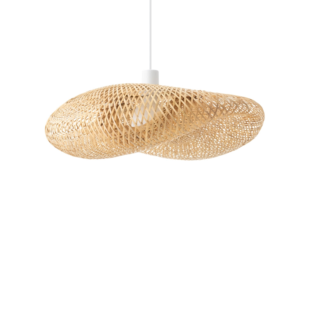 Lampada a sospensione bambù Havana M E27 Ø60 Nowodvorski