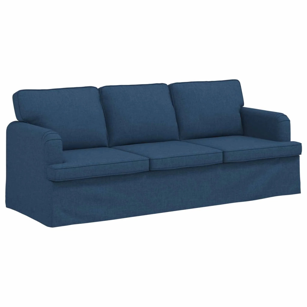 Set di divani 2 pcs Blu 201 x 80 x 85 cm Tessuto 3407610