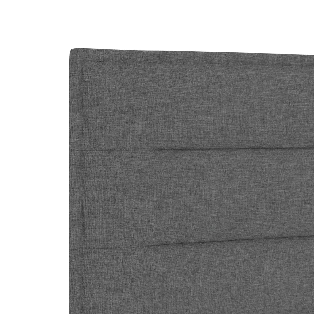Testiera | Testata Grigio scuro 144 cm Tessuto