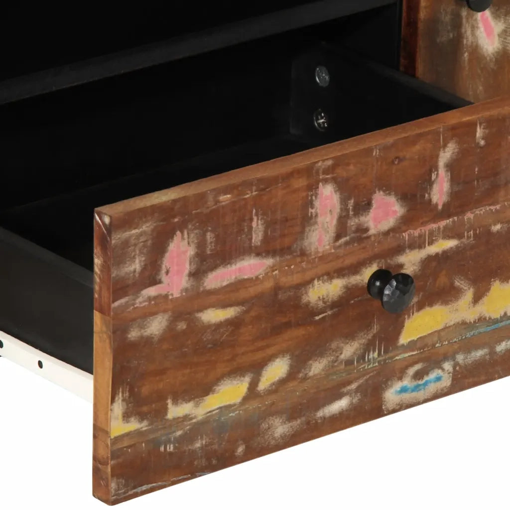 Mobile TV 105x33,5x46cm Legno Massello Recupero e Multistrato 351960