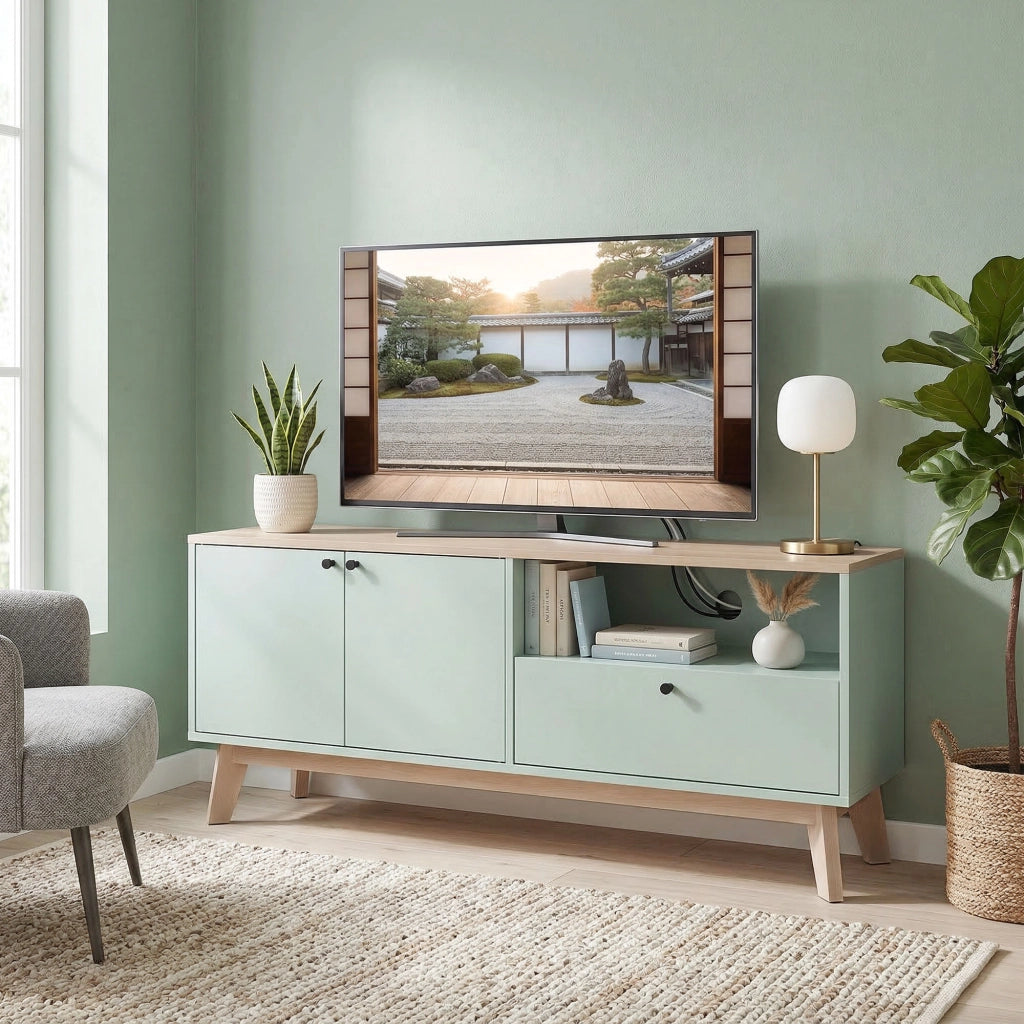 Mobile TV ¨C Minimal ¨C Verde chiaro 120x30x?