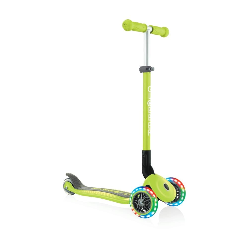 Globber - Primo Foldable Lights - Lime Green