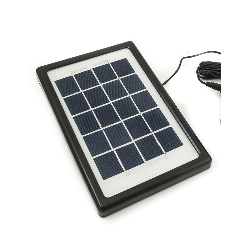 Trade Shop - Faro Faretto 30 Led Energia Solare Pannello Batteria Ricaricabile Ip65 3w 5v -