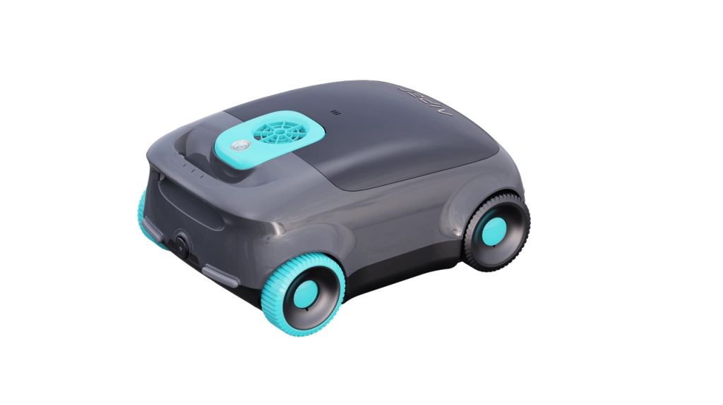 AIPER Scuba E1 Robot Piscina Senza Fili Ultra-Fine Doppia Filtrazione. 100-130 Minuti Autonomia. Sistema Tri-Motore Aspirapolvere Piscina. 2-3 Ore di Ricarica Ideale per Piscine Fuori Terra 100„é°