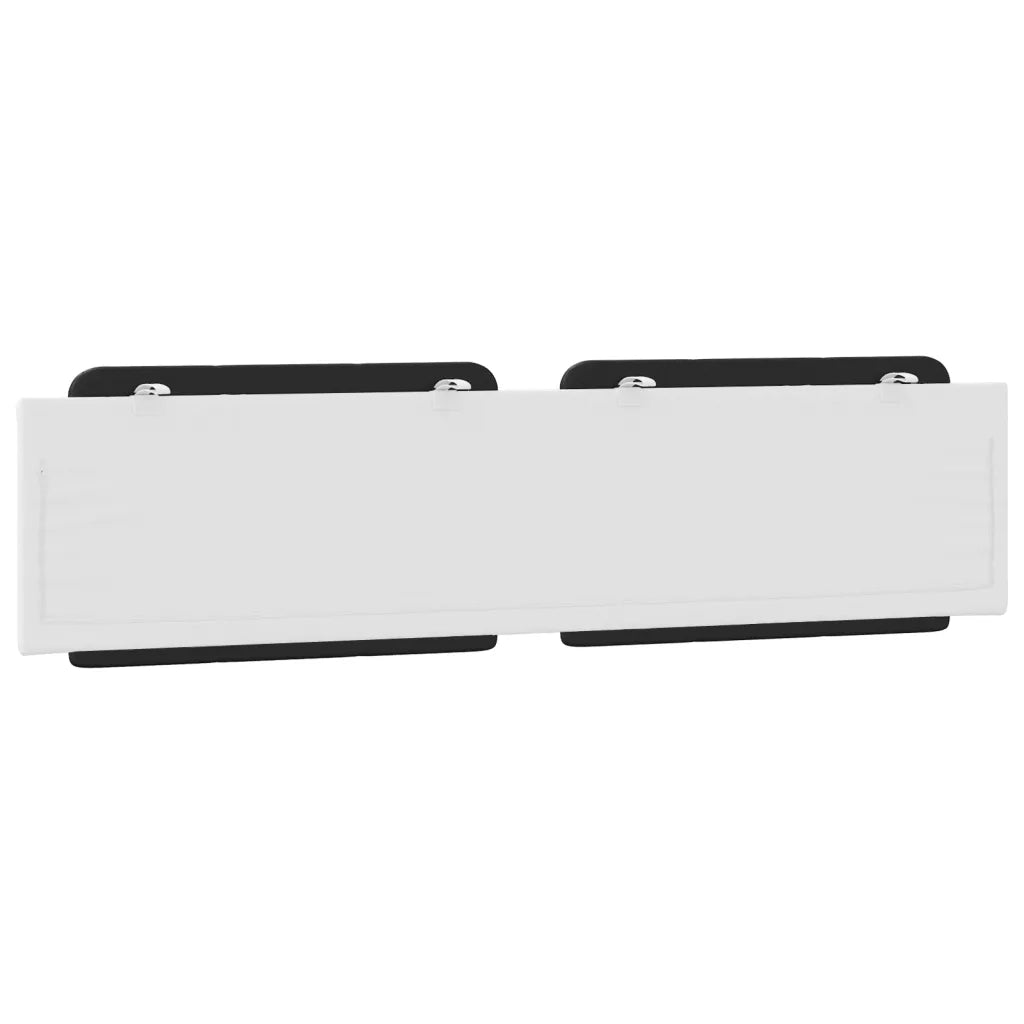 Cuscino Testiera Zadar Nero e Bianco 200 cm in Similpelle 374889