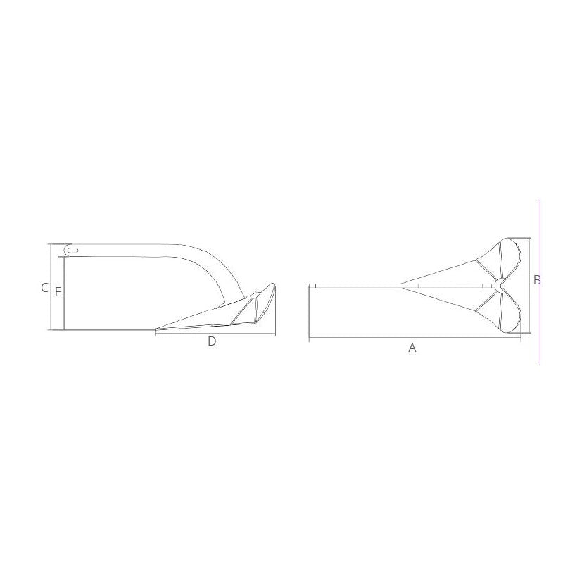 ANCORA KOBRA 2 KG.25 KOBRA 2 ANCHOR KG.20