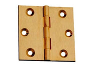CERNIERE OTTONE FRESATE PIANE- - mm.40x40 - 24 pezzi