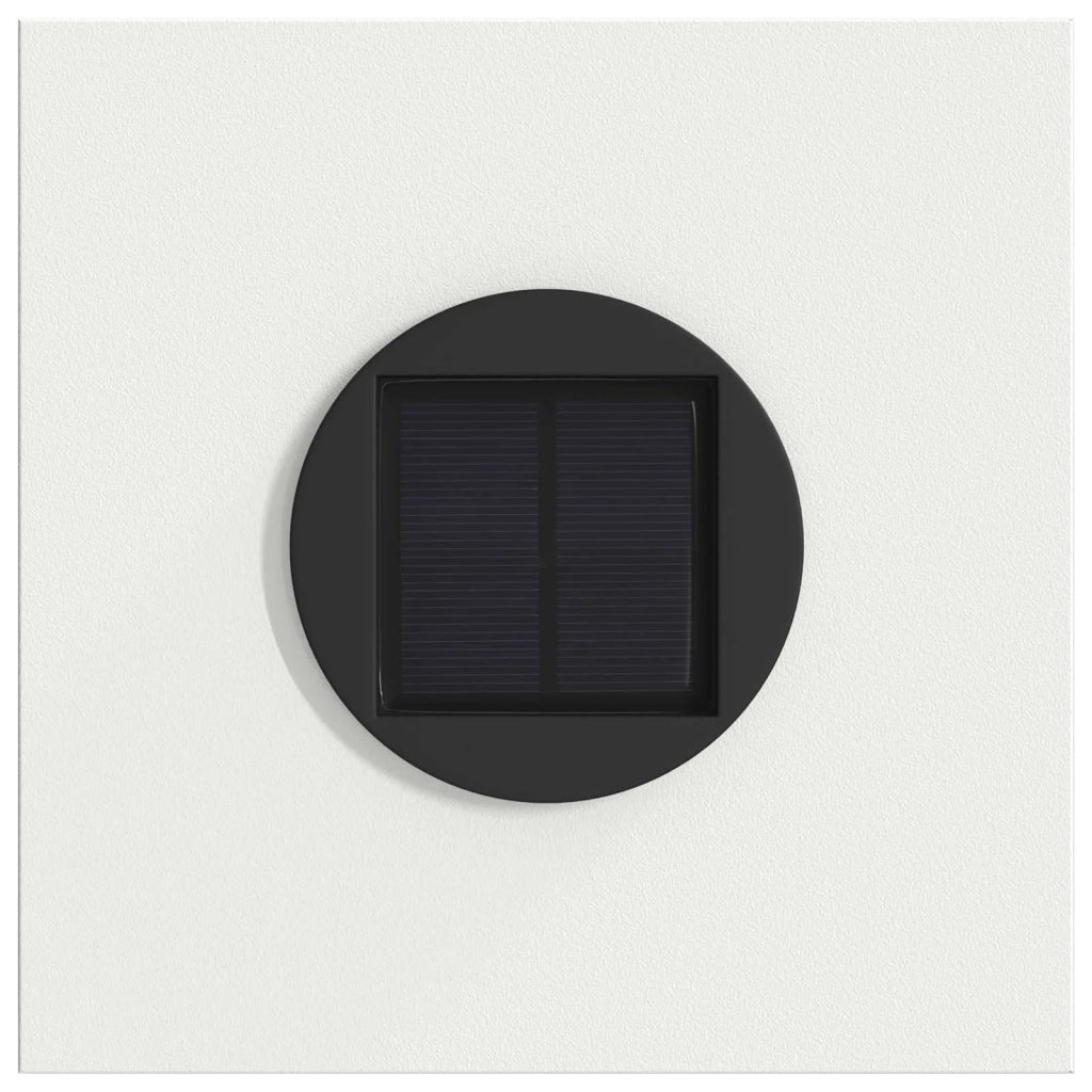 Faro LED solare per sentieri 2 pcs Bianco 879787