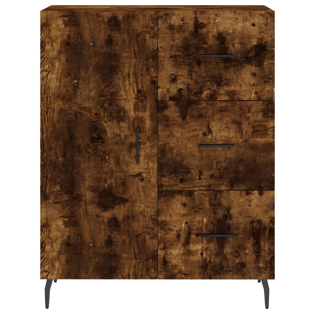 Buffet credenza cassettiera armadio mobile contenitore organizer per cucina soggiorno salotto 69,5 x 34 x 90 cm legno ingegnerizzato marrone 02_0031011