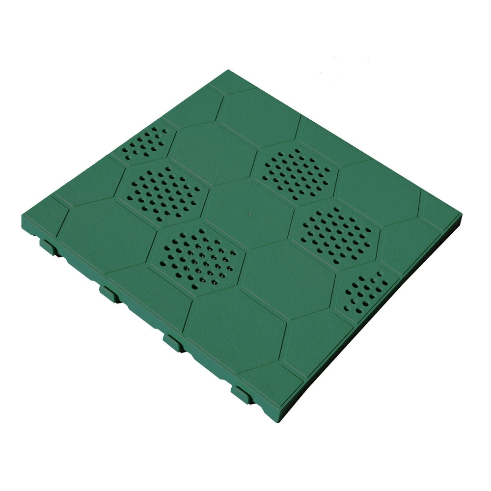 Piastrella drenante da giardino Easy in polipropilene ? 40x40x2,5 cm ? Verde ? Artplast