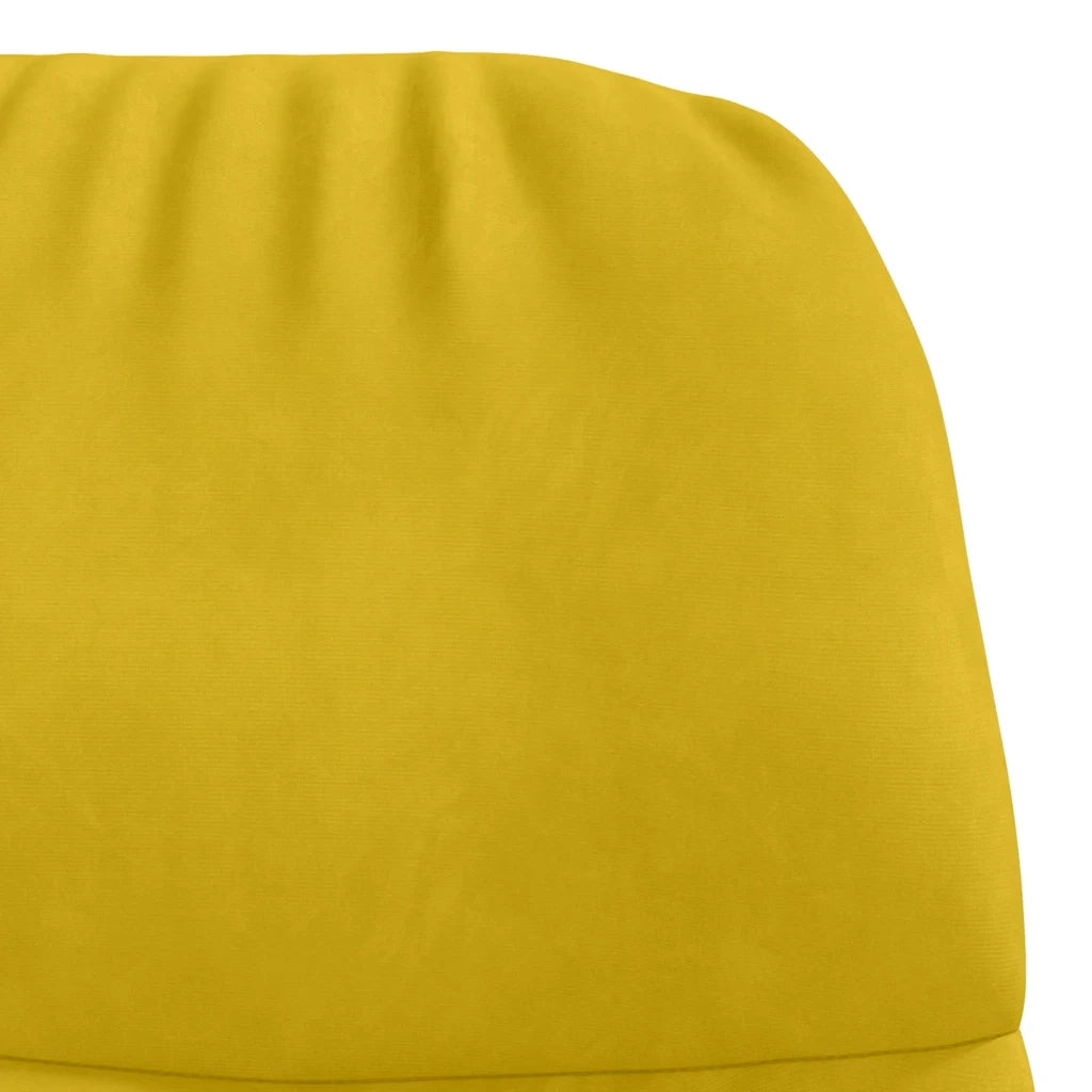 Poltrona Relax Giallo in Velluto 4102617