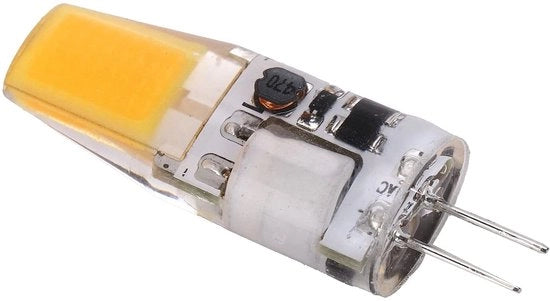 Lampada LED G4 12V 5W - Fitting a doppio pin - Temperatura di colore 3000K - 600LM - Lampada a silicio con copertura 360 gradi