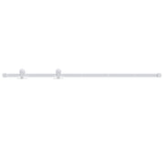 Kit Accessori per Porta Scorrevole 200 cm in Acciaio Bianco CFW7825871