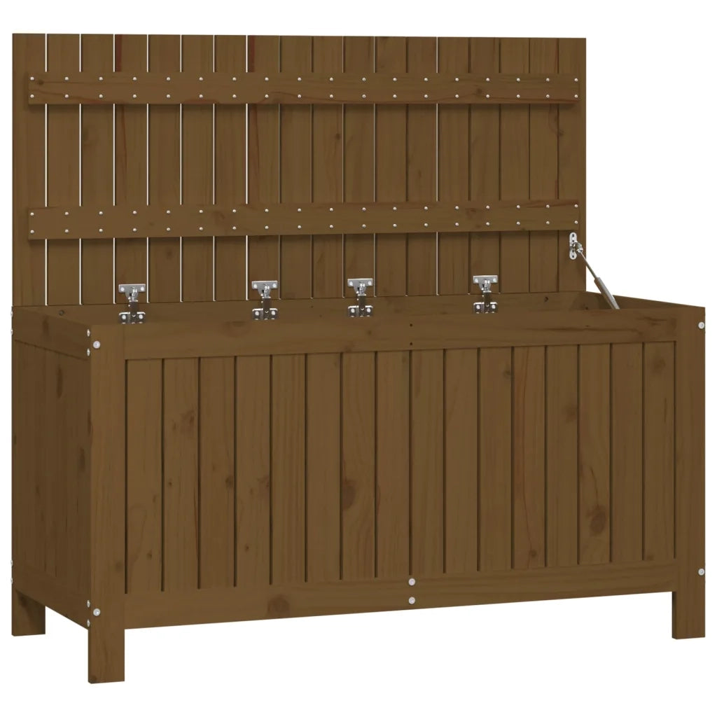 Contenitore da Giardino Ambra 115x49x60 cm Legno Massello Pino 823839