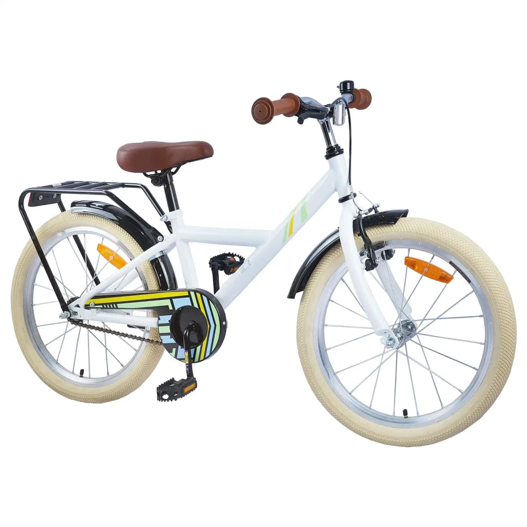 Bicicletta per Bambini 24 Pollici per 8-12 anni Bianco 42009500