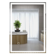 Specchio da Bagno LED ¨C Xylo ¨C Bianco con Interruttore Touch