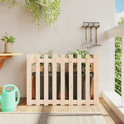 Fioriera Rialzata da Giardino-Vaso da Esterno-Fioriera Elevata a Recinzione 100x50x50 cm in Pino