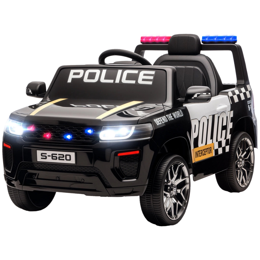 Auto Polizia Bambini Telecomando ¨C Minimal ¨C Nero