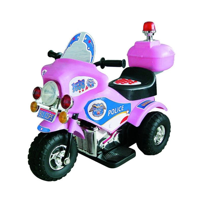 Moto cavalcabile per bambini 1 anno Rosa Giocattolo per Bambini - Luci, Suoni, Sirena Luminosa (92x43x56 cm)