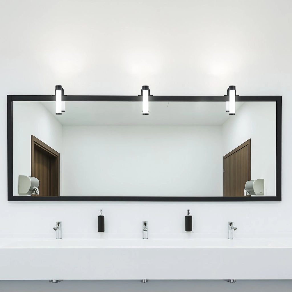 Applique bagno specchio APA nera LED 4W IP44 Milagro