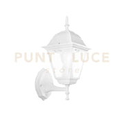 APPLIQUE UP ROMA BIANCA 1 LUCE ATTACCO E27 IP44 14,6X19,5X36CM