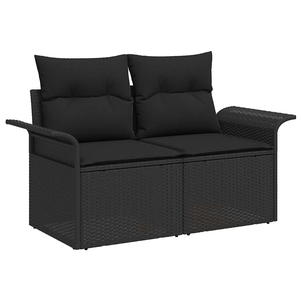 Set Divano da Giardino con cuscino 7 pcs Poly Rattan 3360224