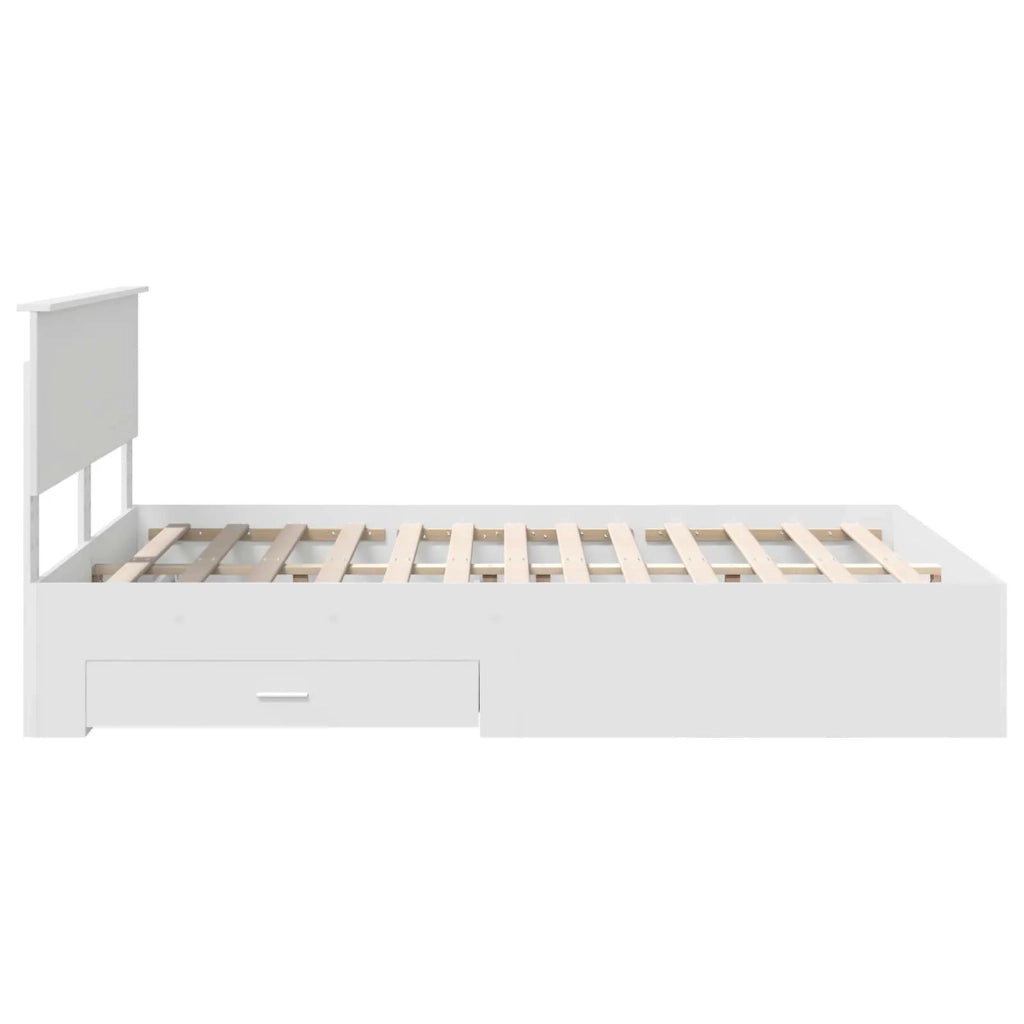 Struttura del letto Bianco 140 x 200 cm Legno multistrato 3410886