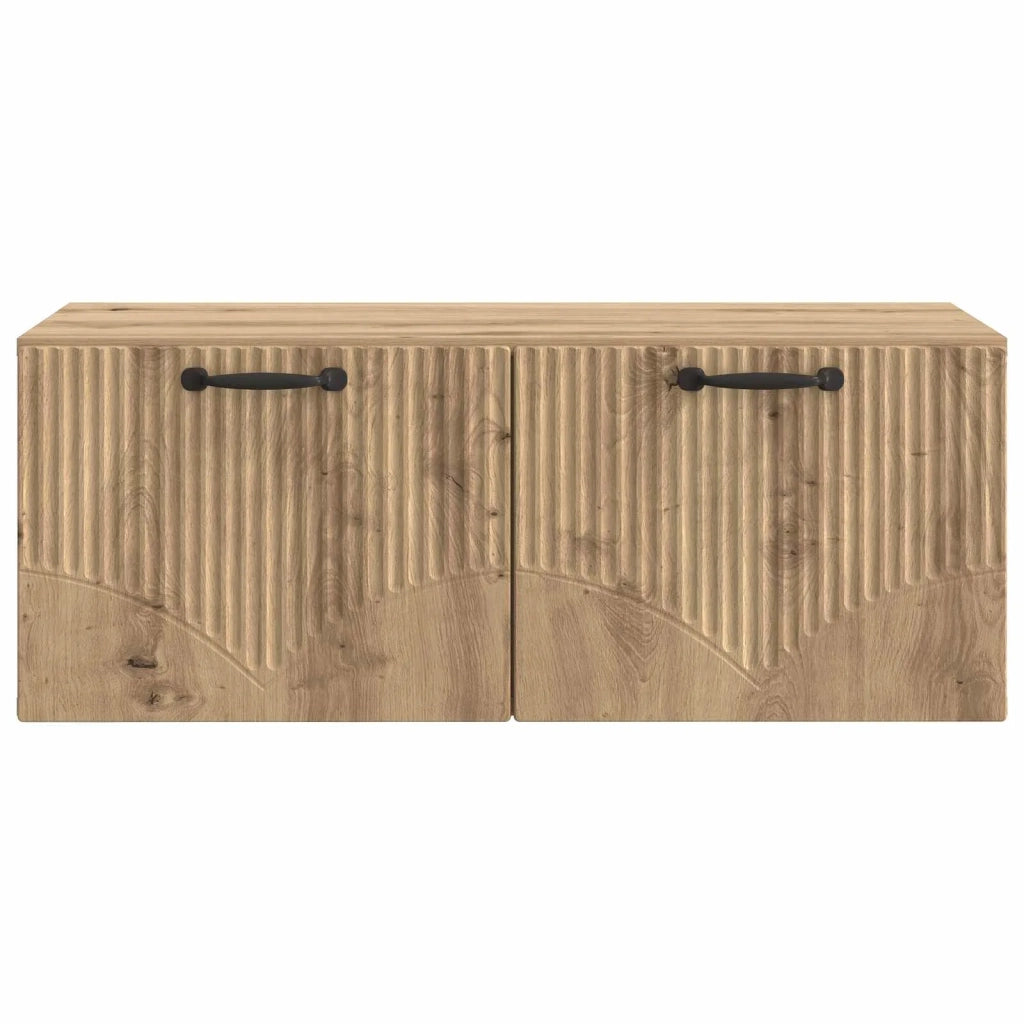 Mobile TV da Muro | Armadietto TV | Mobile Porta TV Rovere Artigianale 78,5 x 41 x 30 cm