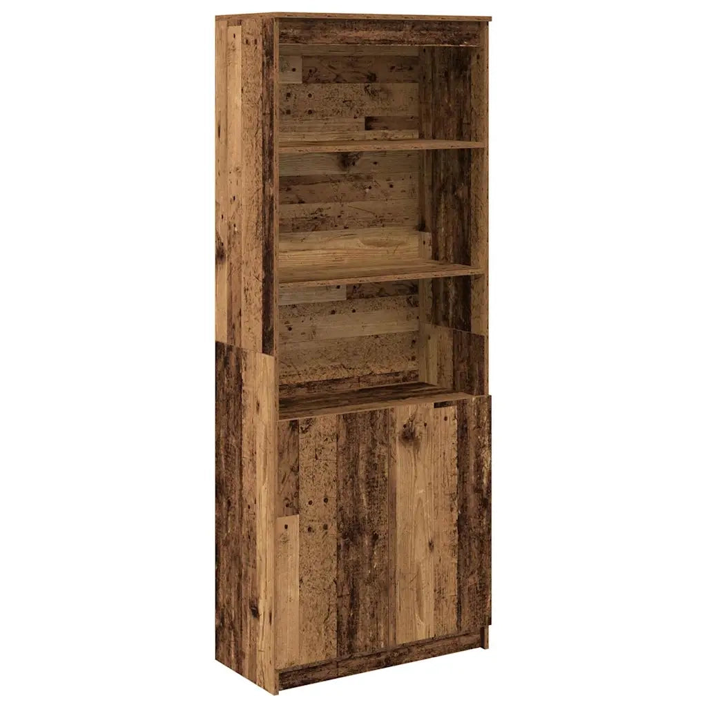 Credenza Legno Antico 70x35x180 cm in Legno Multistrato 3328478