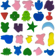 Sfere di pittura 24 pezzi - set di pennelli per pittura - attrezzatura per hobby - sfere di pittura - schiuma sicura - stimola la creatività - pennelli per pittura