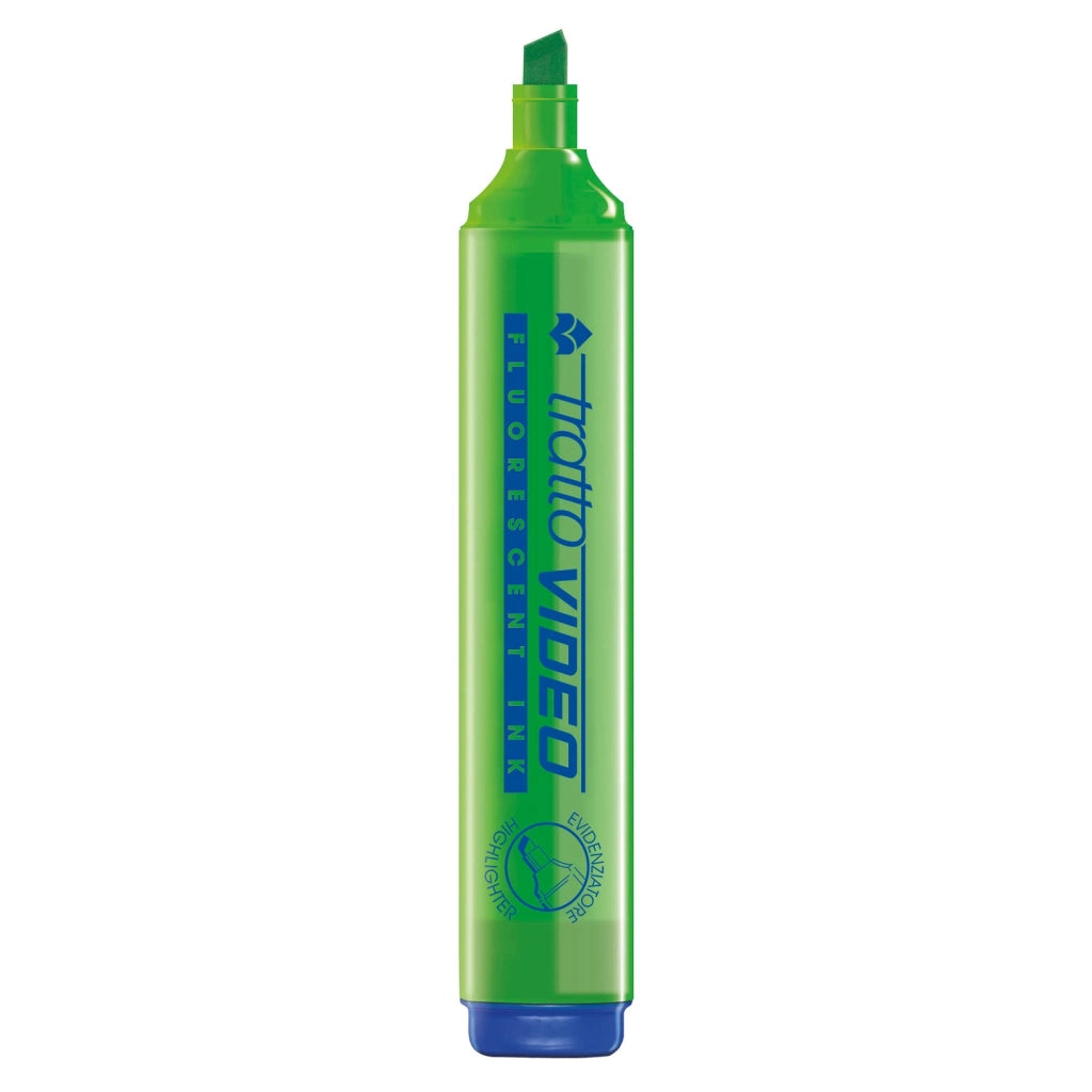 EVIDENZIATORE 'TRATTO VIDEO' verde - 12 pezzi  - BricoGo