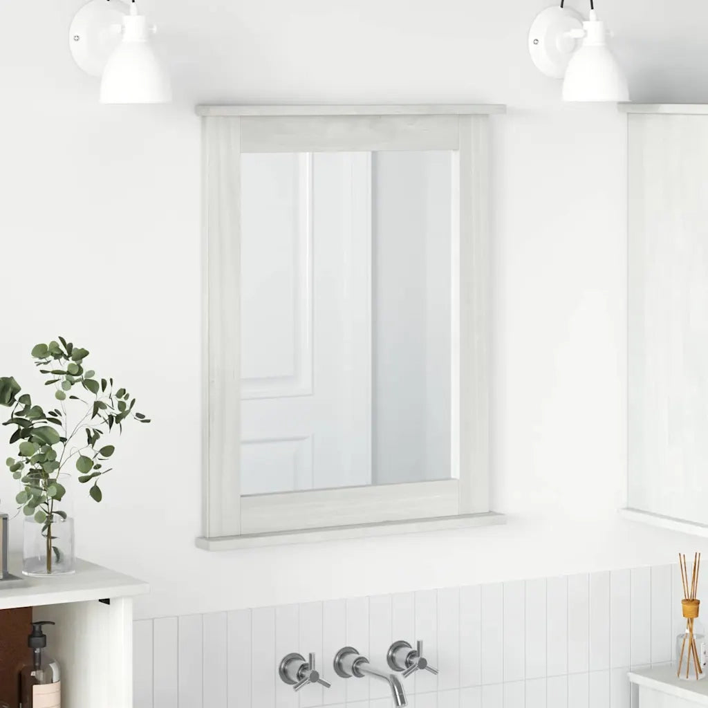 Specchio Rettangolare VIGO Bianco Antico 55,5 x 5 x 70 cm