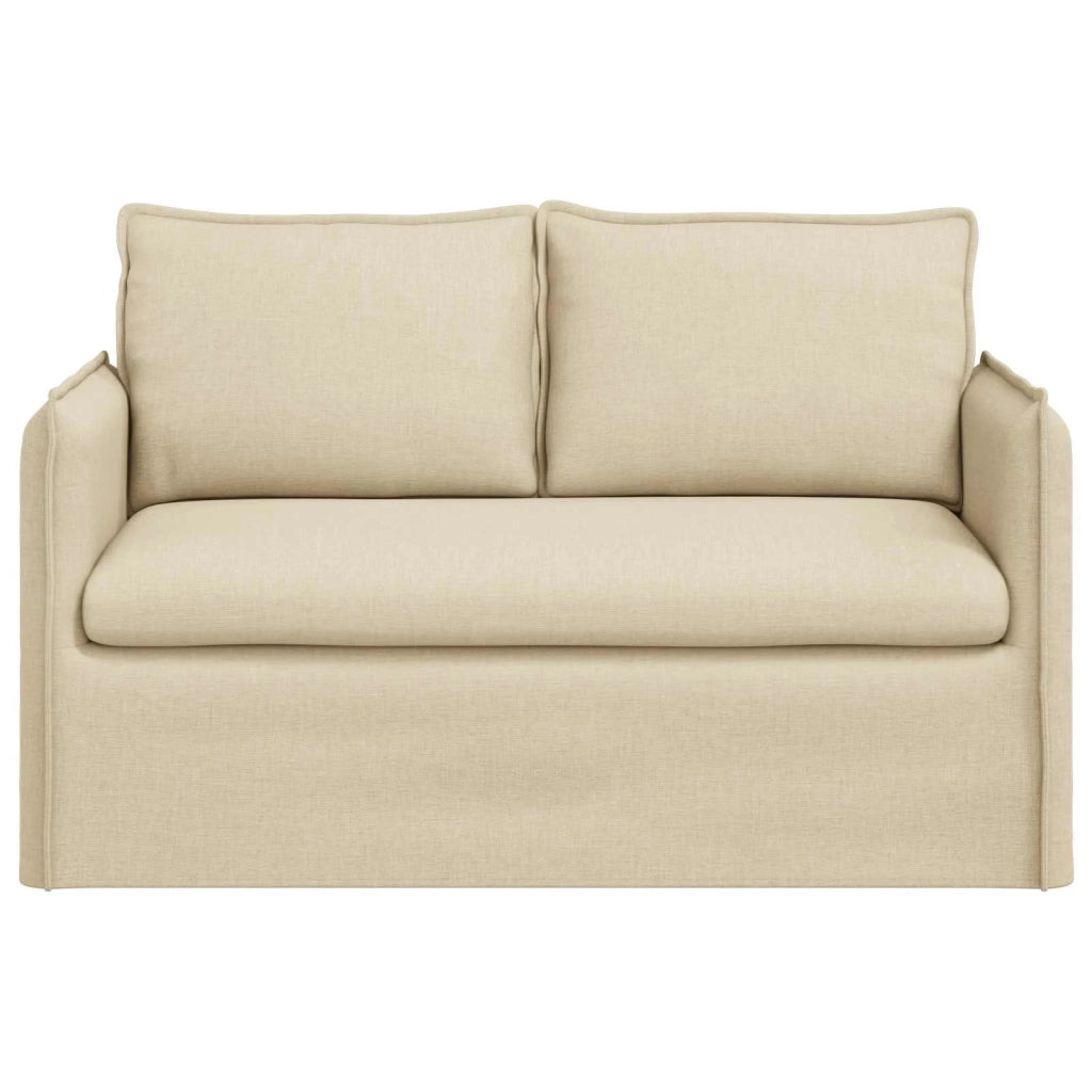 Divano Crema 136 x 82 x 85 cm Tessuto