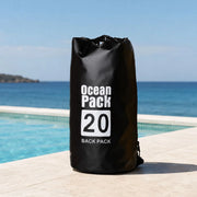 Semiha, Borsa Impermeabile Capacità 20 lt, Nero