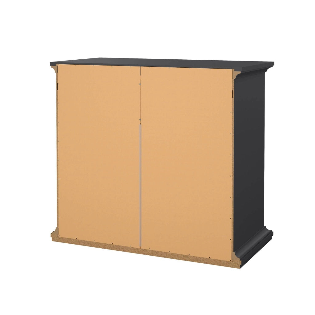 Cassettiera Arika, Settimino multiuso, Comò camera da letto, Mobile con cassetti, 96x49 h87 cm, Grigio