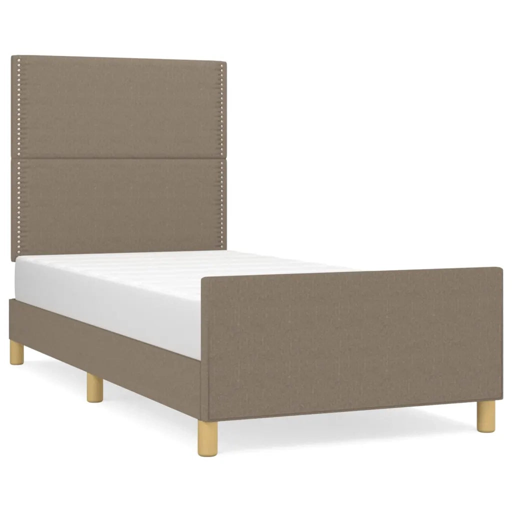 Giroletto senza Materasso Tortora 90x200 cm Tessuto