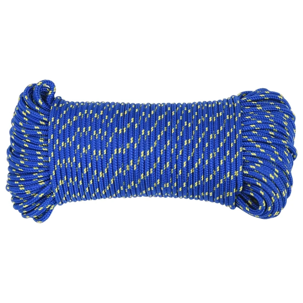 Corda | Fune per barca Blu 4 mm 50 m in Polipropilene
