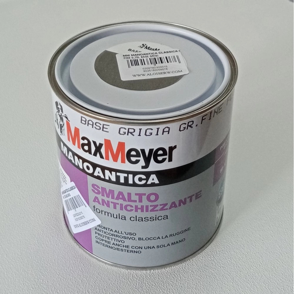 Manoantica classico 750ml smalto ferro micaceo antiruggine in varie colorazioni, colori manoantica antracite