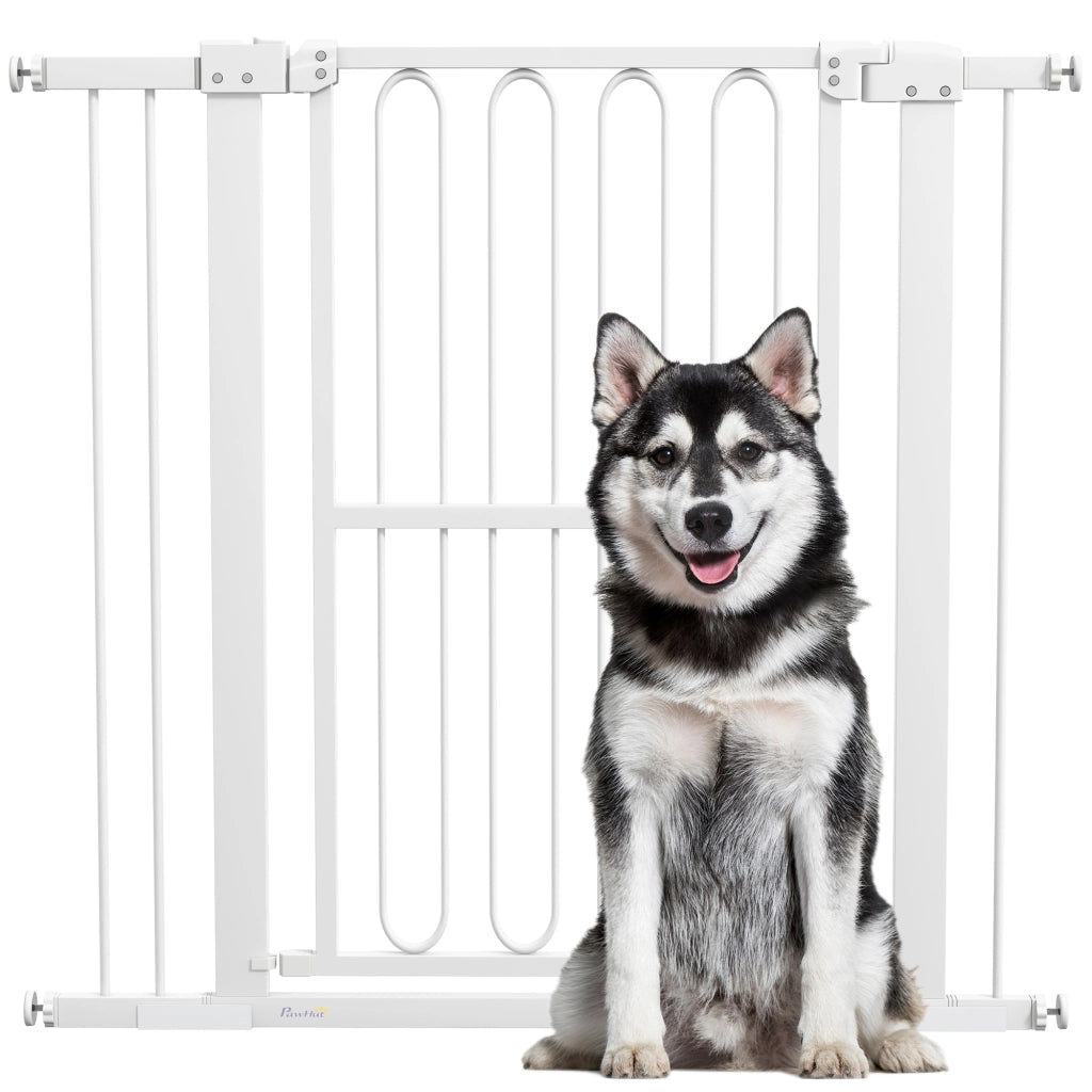 Cancello di Sicurezza per Cani ¨C Zephmum ¨C Grigio 76-104 cm