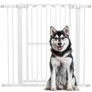 Cancello di Sicurezza per Cani ¨C Zephmum ¨C Grigio 76-104 cm