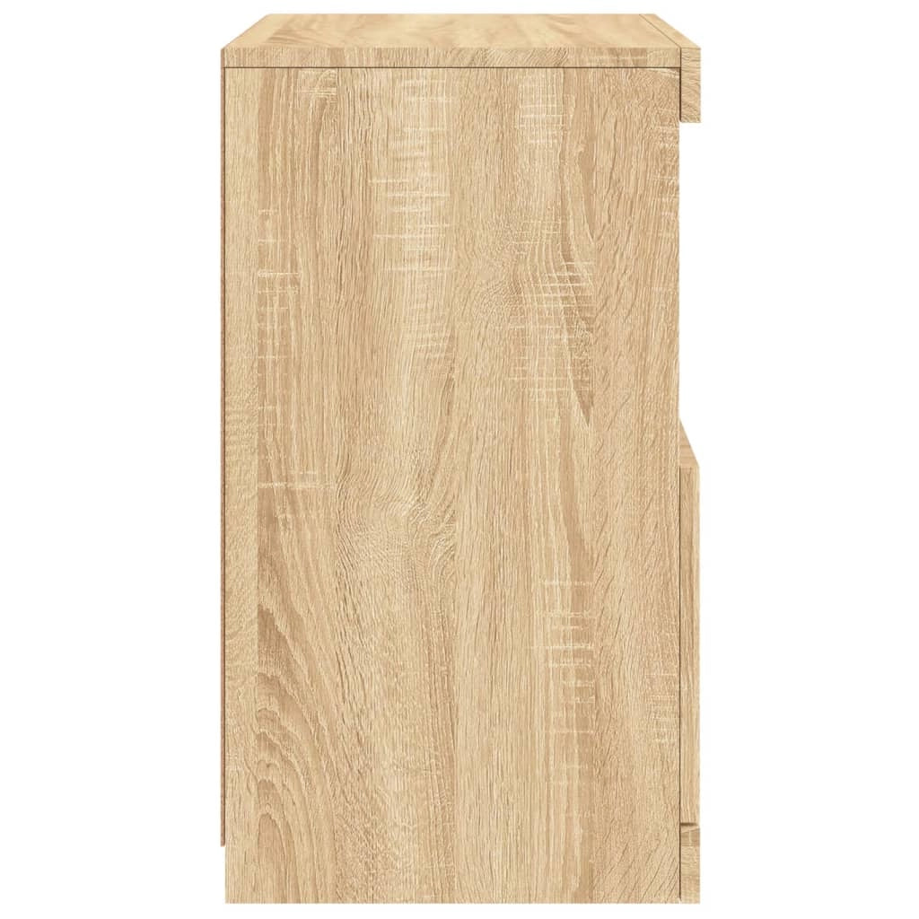 Buffet credenza cassettiera armadio mobile contenitore organizer per cucina soggiorno salotto con luci LED Sonoma 41 x 37 x 67 cm marrone 02_0029961
