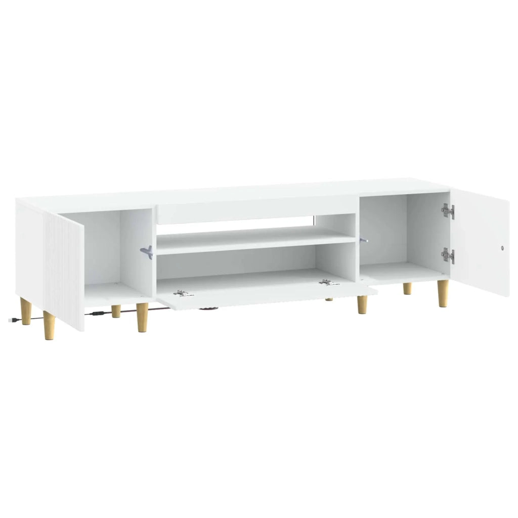 Mobile TV LED Bianco Legno ingegnerizzato 896685