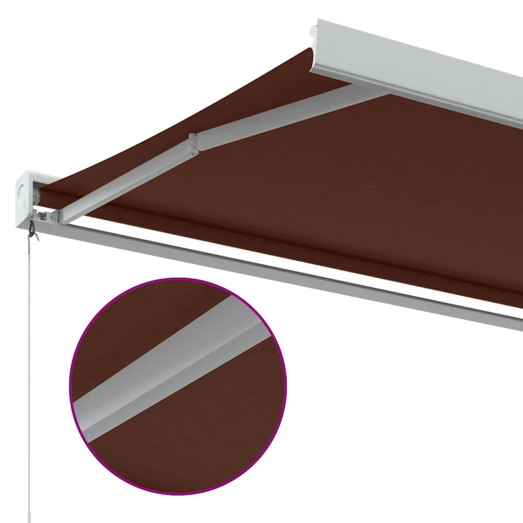 Tenda da Sole Retrattile Manuale Bordò 350x250 cm